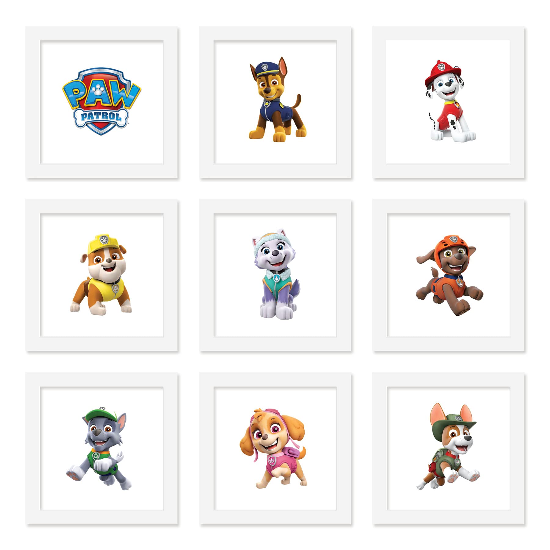 nástěnné dekorace paw patrol